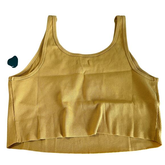 Wild Fable Women's Dark Gold Cropped Tiny Tank Top - Size Large - NWT - Picture 5 of 7